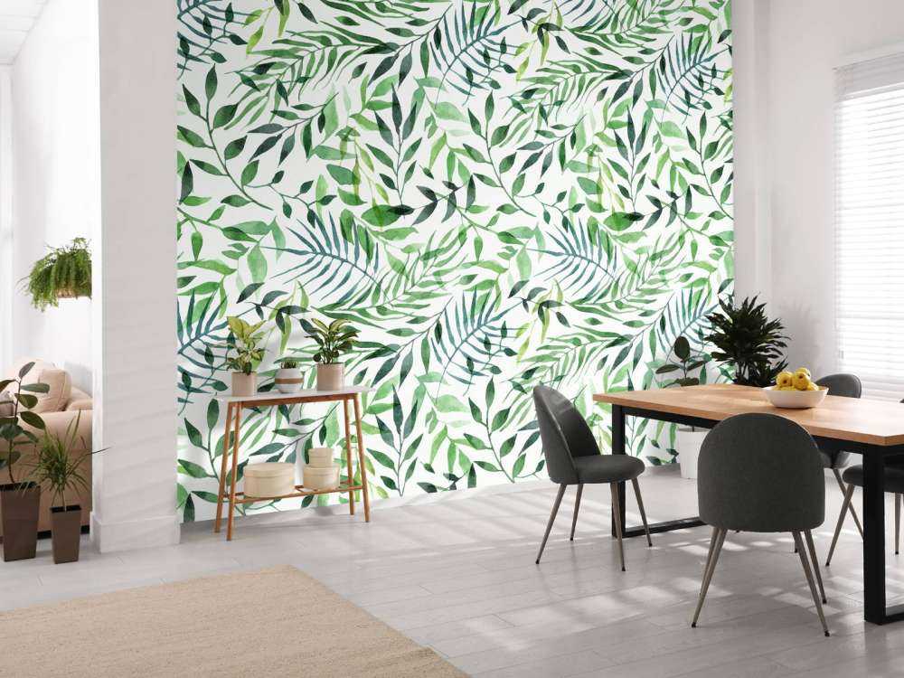 Wesoły wzór, zielony