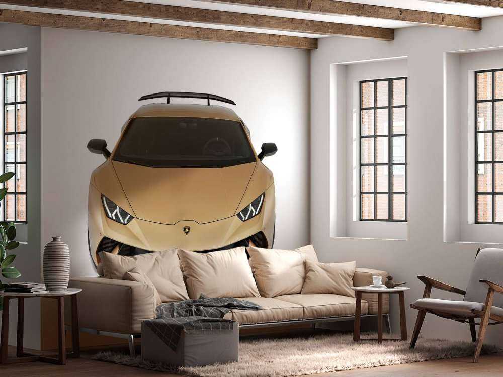 Lamborghini Huracán - Przód od góry, biały