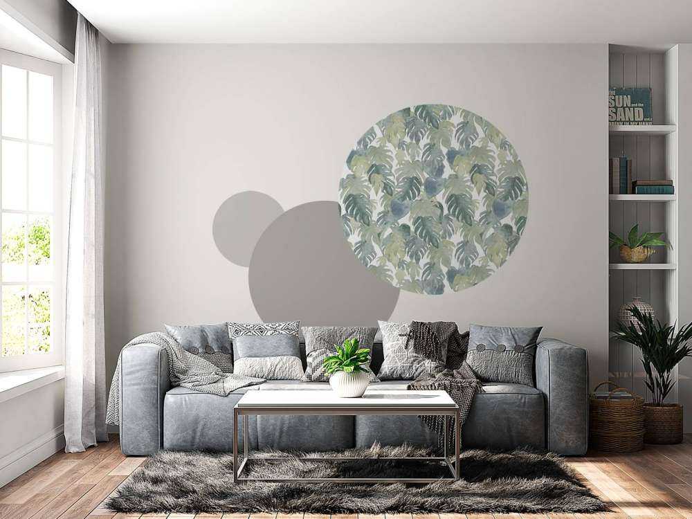 Tropikalne palmy akwarelowe