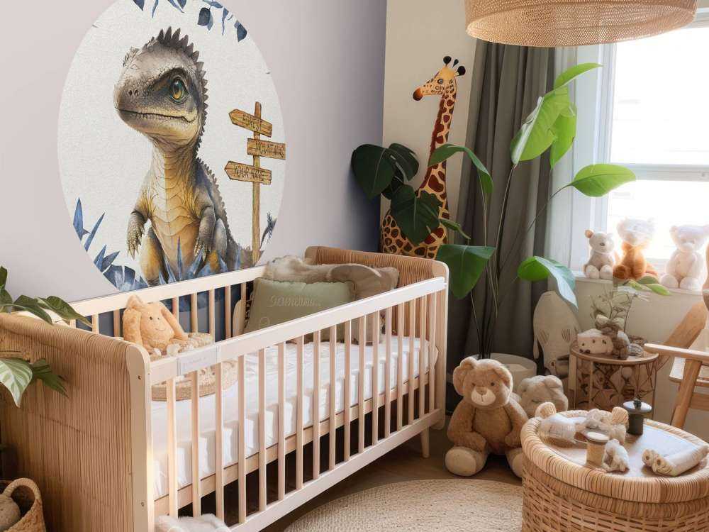 Młody spinozaur w niebieskiej dżungli