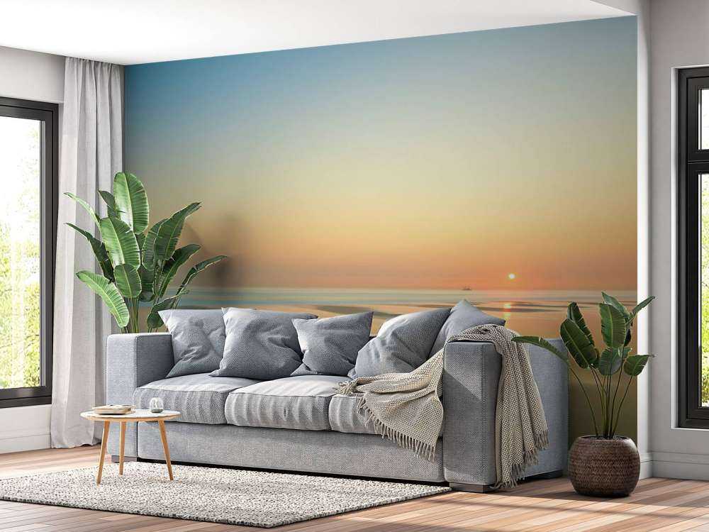 Zachód słońca na plaży