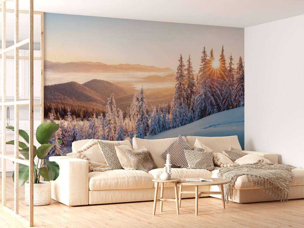 Zimowy poranek w górach