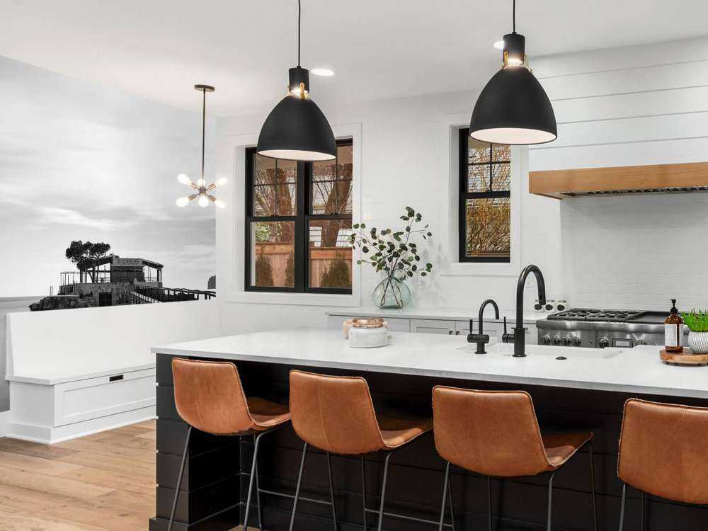 Rusztowanie na wyspie