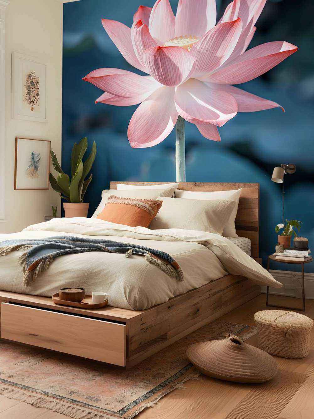 Kwiat lotosu jasnoróżowy