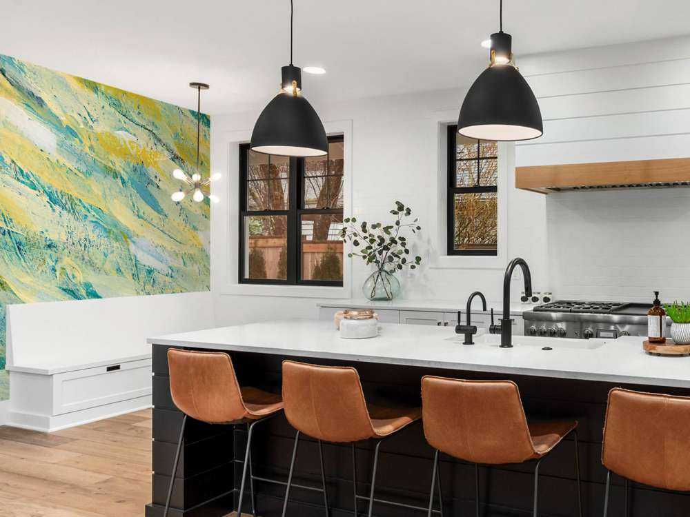 Kolorowe paski farby