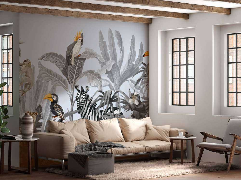 Dżungla pełna zwierząt