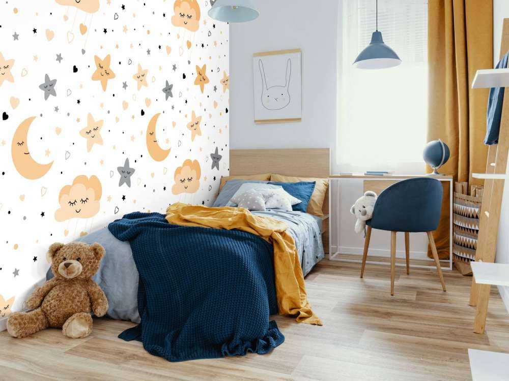 Chmury, księżyce i gwiazdy