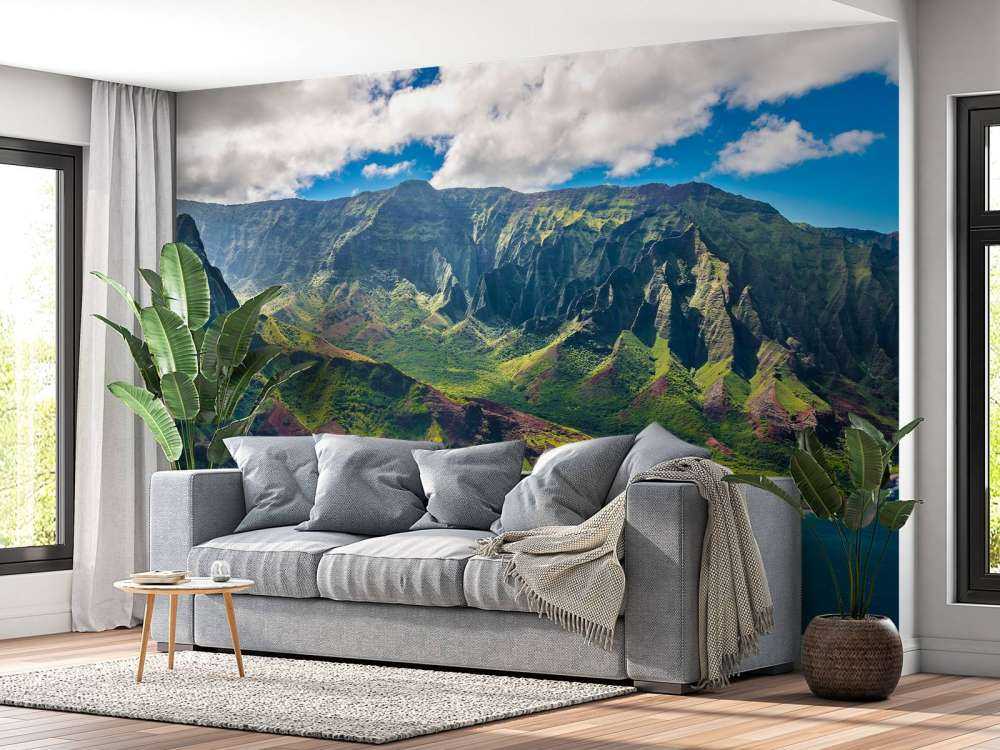 Góry wzdłuż wybrzeża