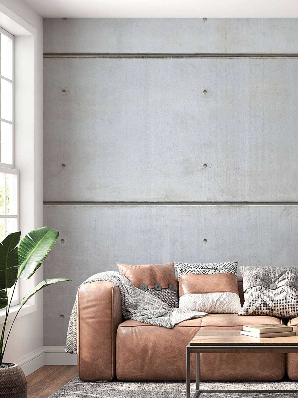 Pozioma ściana z betonu