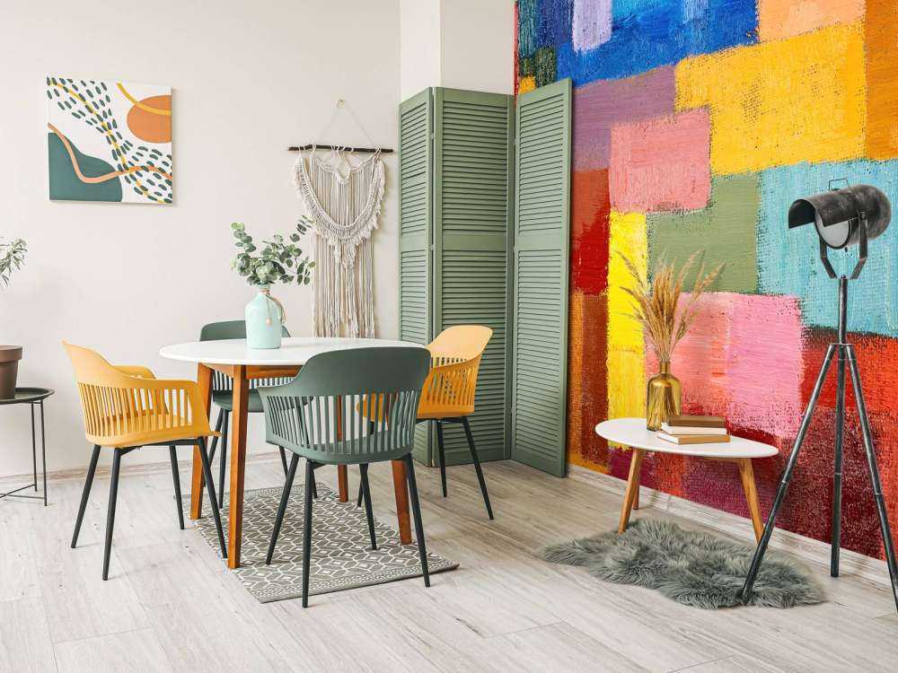 Kolorowe rozmieszczenie powierzchni