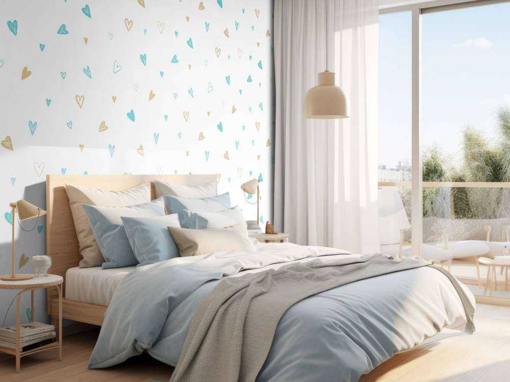 Niebieskie i złote serca