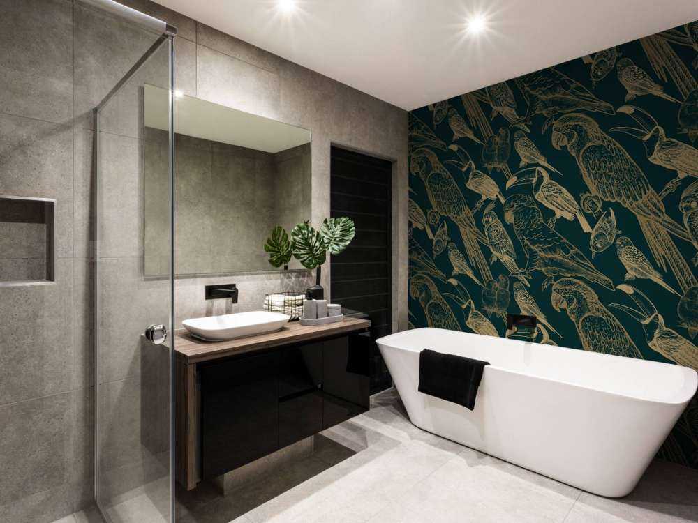 Wzór papugi i tukana