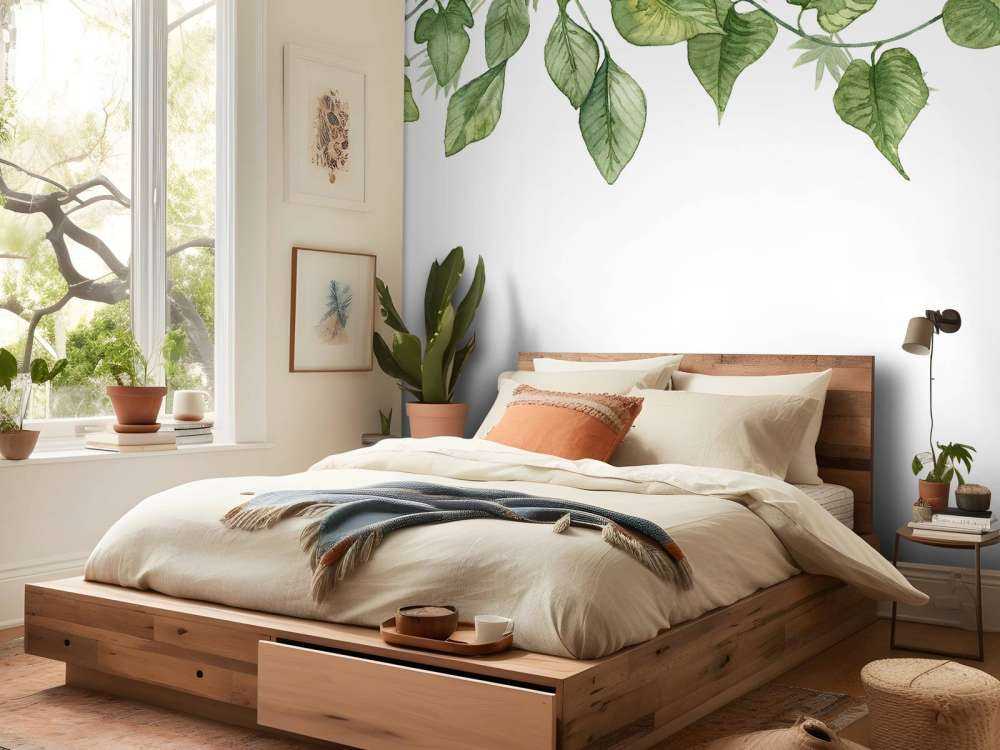 Zawieszanie akwarelowych liści