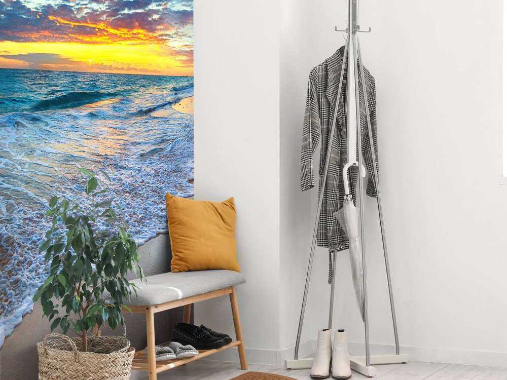 Wschód słońca na plaży