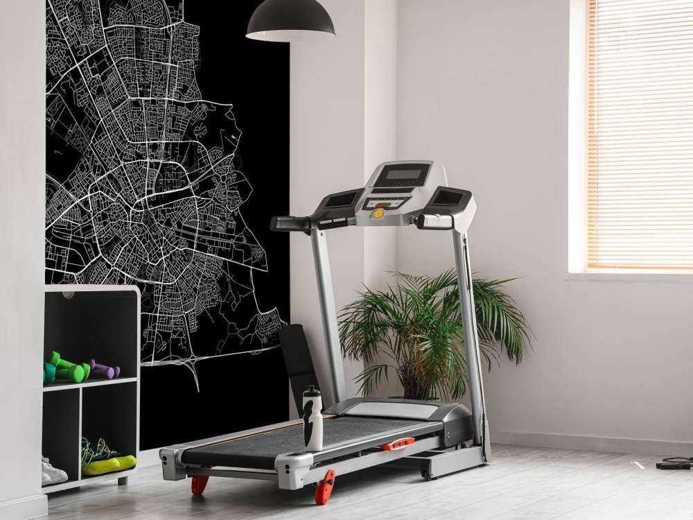 Mapa Eindhoven, czarna