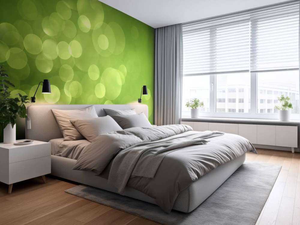 Zielone kręgi abstrakcyjne