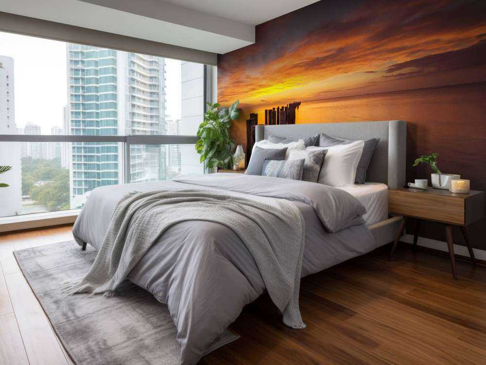 Falochrony o wschodzie słońca