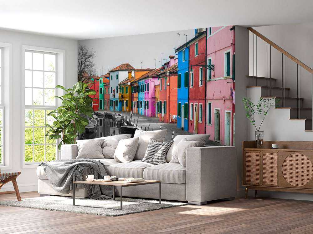 Kolorowe domy rybaków