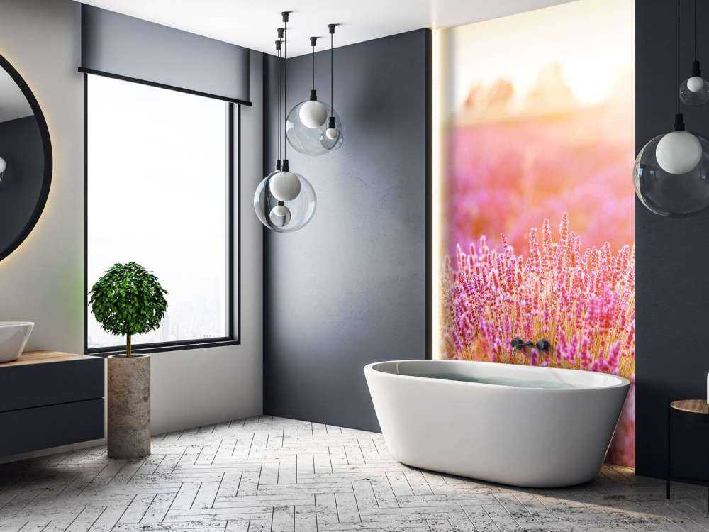 Zbliżenie na kwiaty lawendy