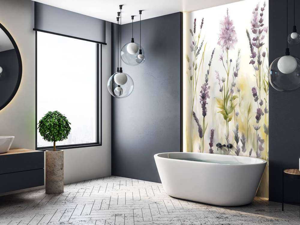 Lawendowa Polana Bezszwowy Ciepły Beż