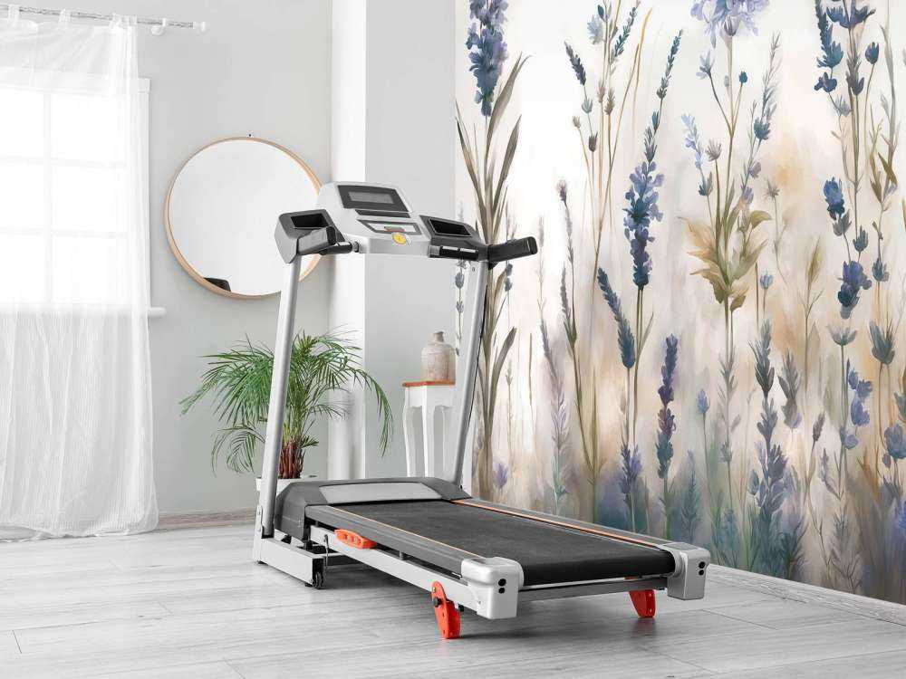 Lawendowa Polana Bezszwowy Miękki Niebieski