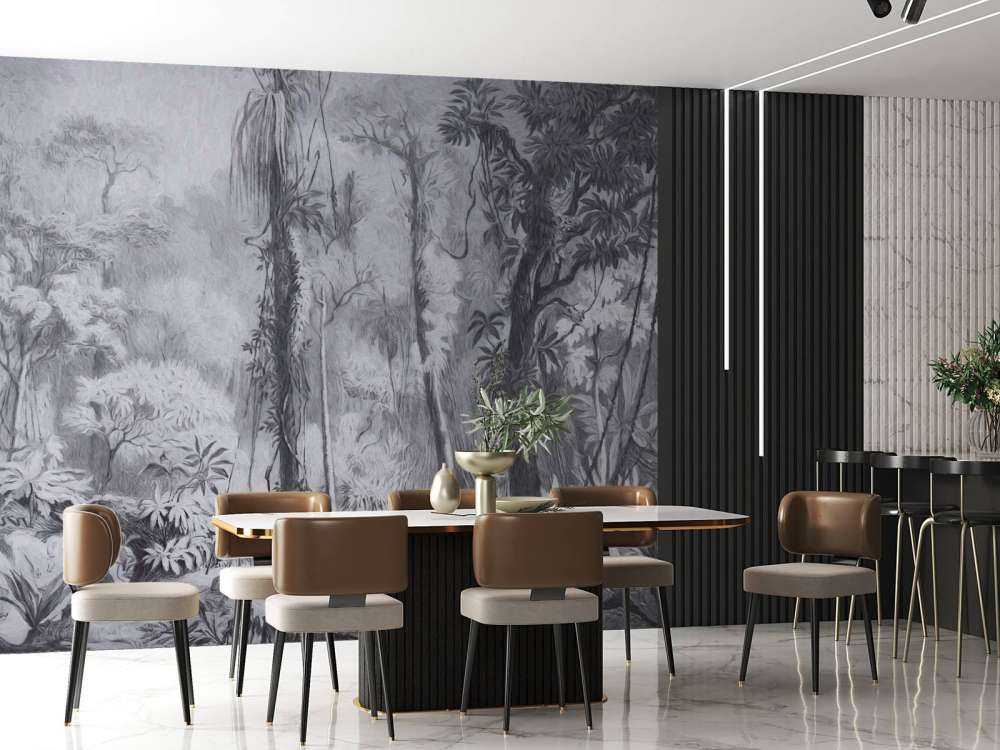 Las tropikalny - szary