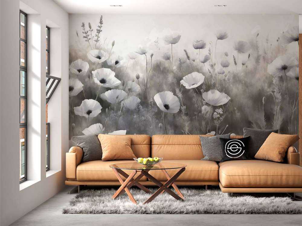 Taniec dzikich kwiatów - szary