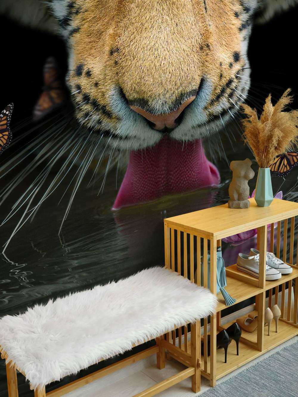 Portret tygrysa z dżungli