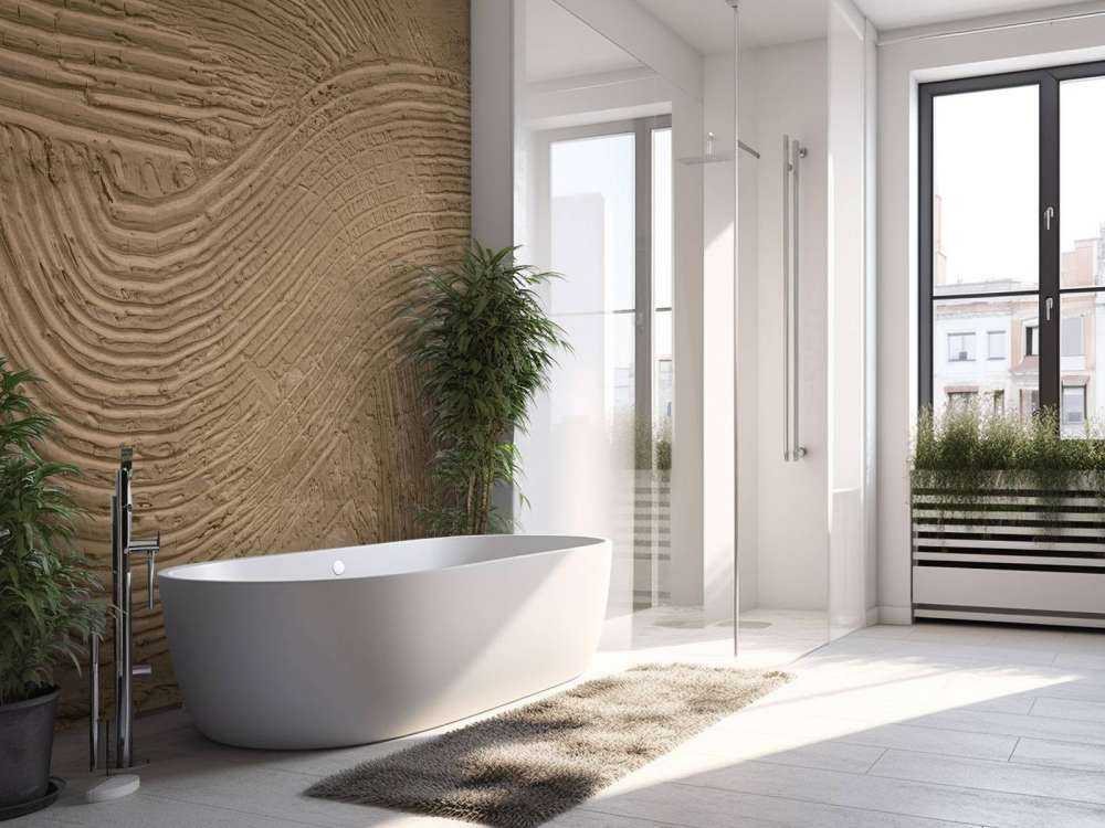 Teksturowane linie w kolorze złotego brązu