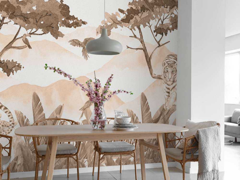 Drapieżniki w dżungli taupe