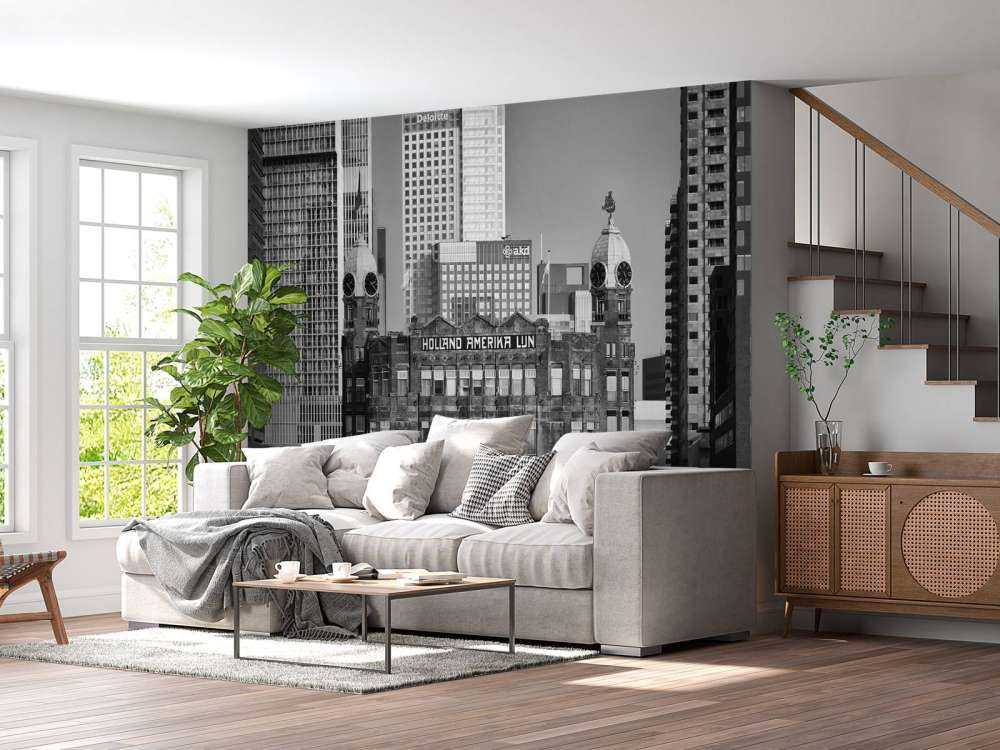 Hotel New York w czerni i bieli Rotterdam 