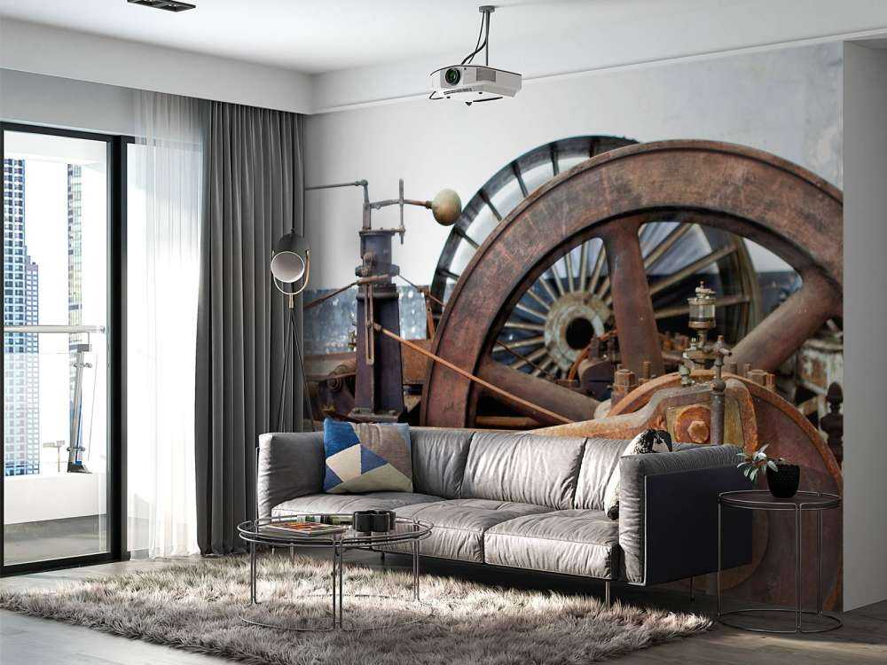 Część linii napędowej maszyny parowej (B) 