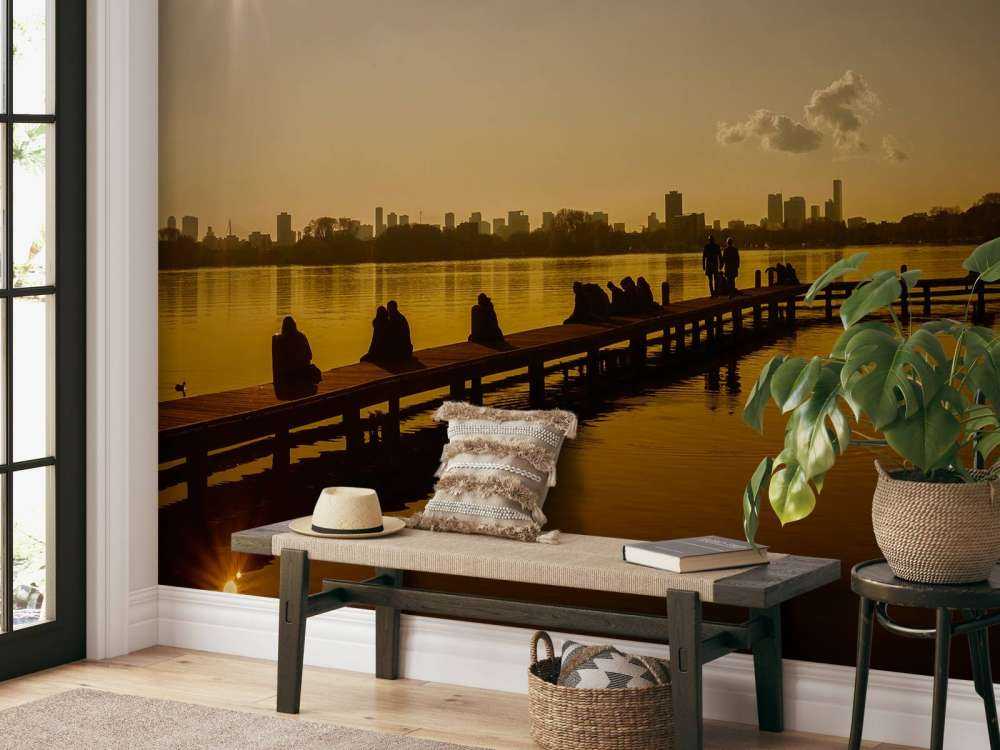 Relaks w Kralingse Plas w Rotterdamie 