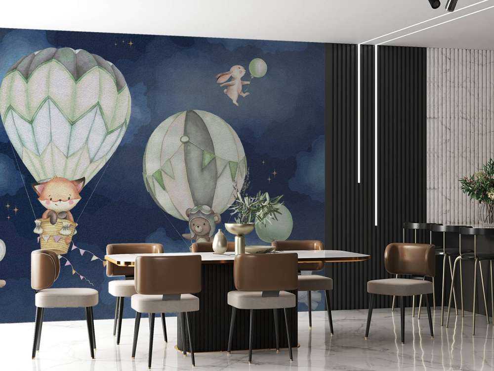 Latające zwierzęta - zielone