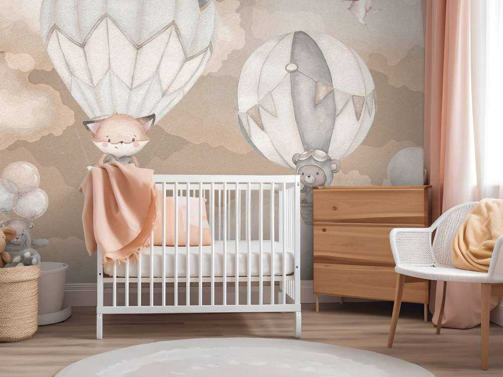 Latające zwierzęta - beżowe