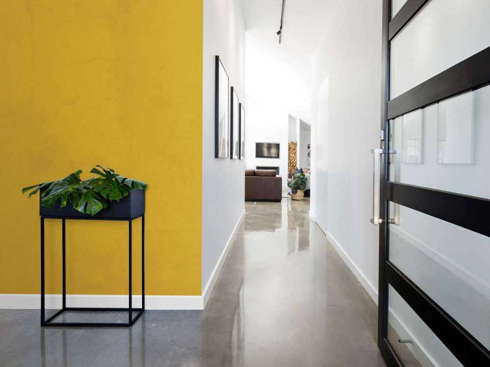 Beton żółto-brązowy