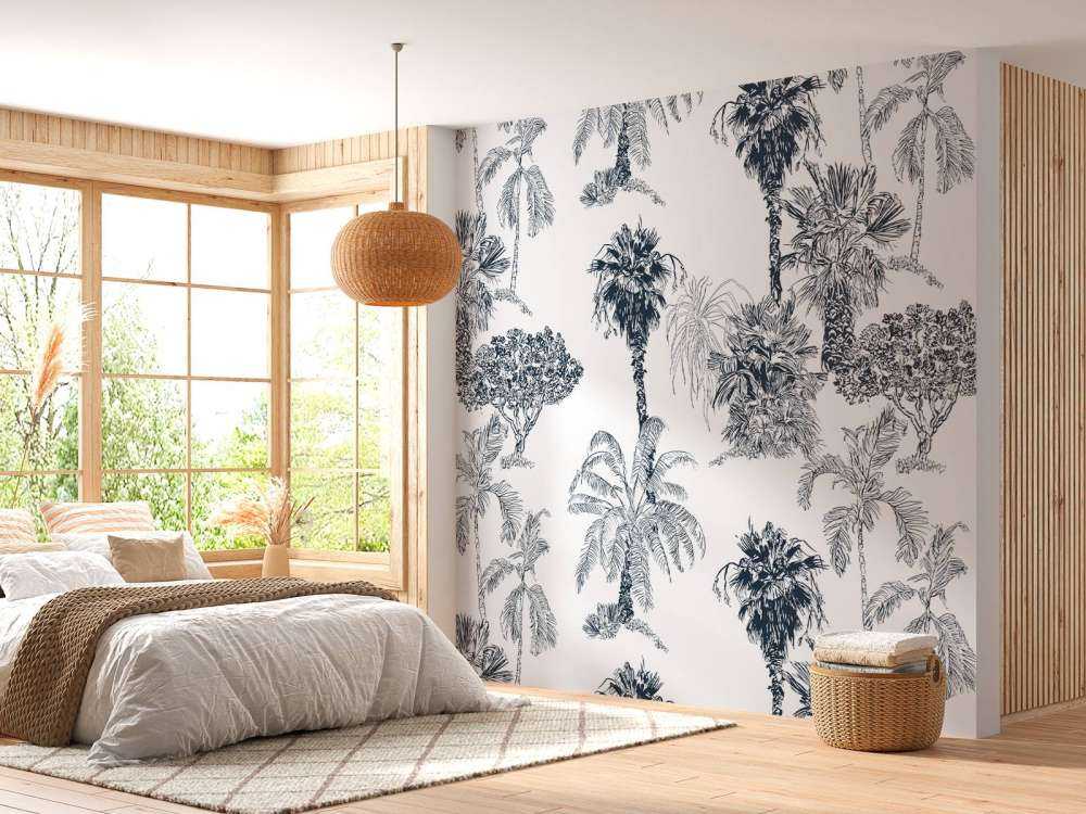 Tropikalne palmy i drzewa