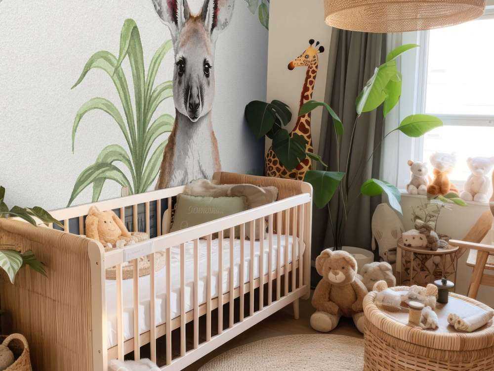 Dziecko kangur w dżungli