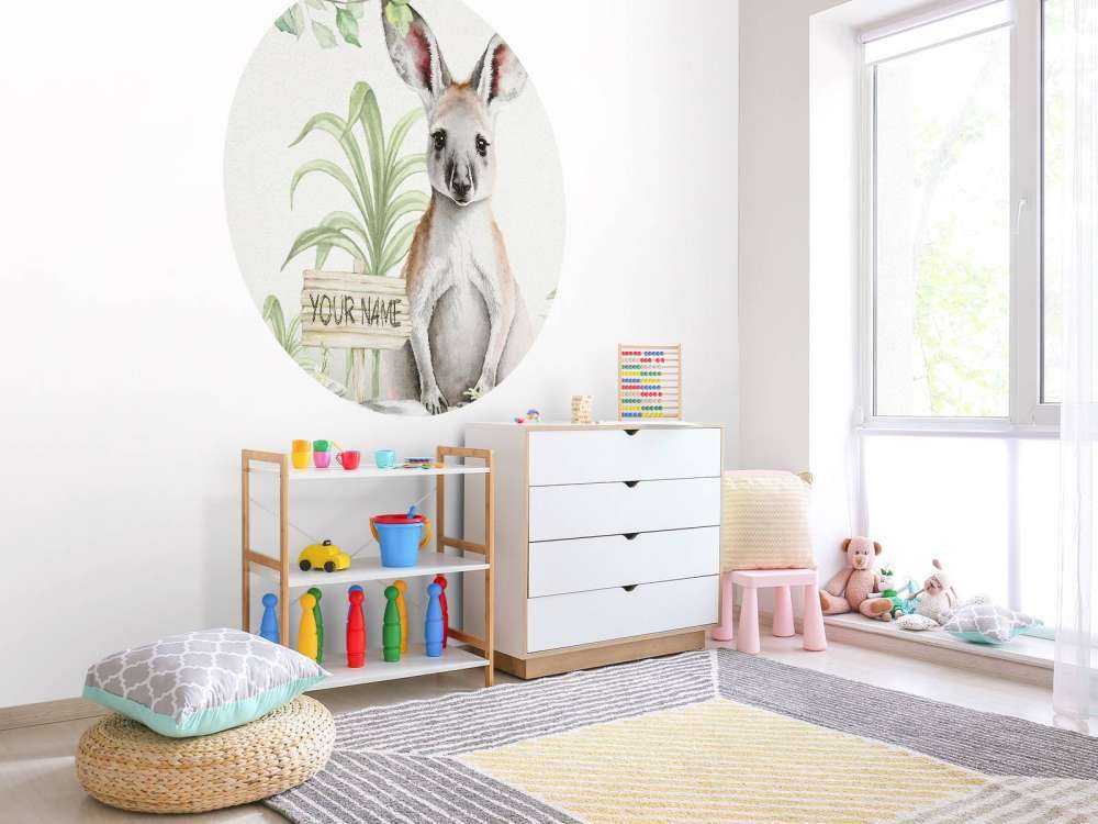 Dziecko kangur w dżungli