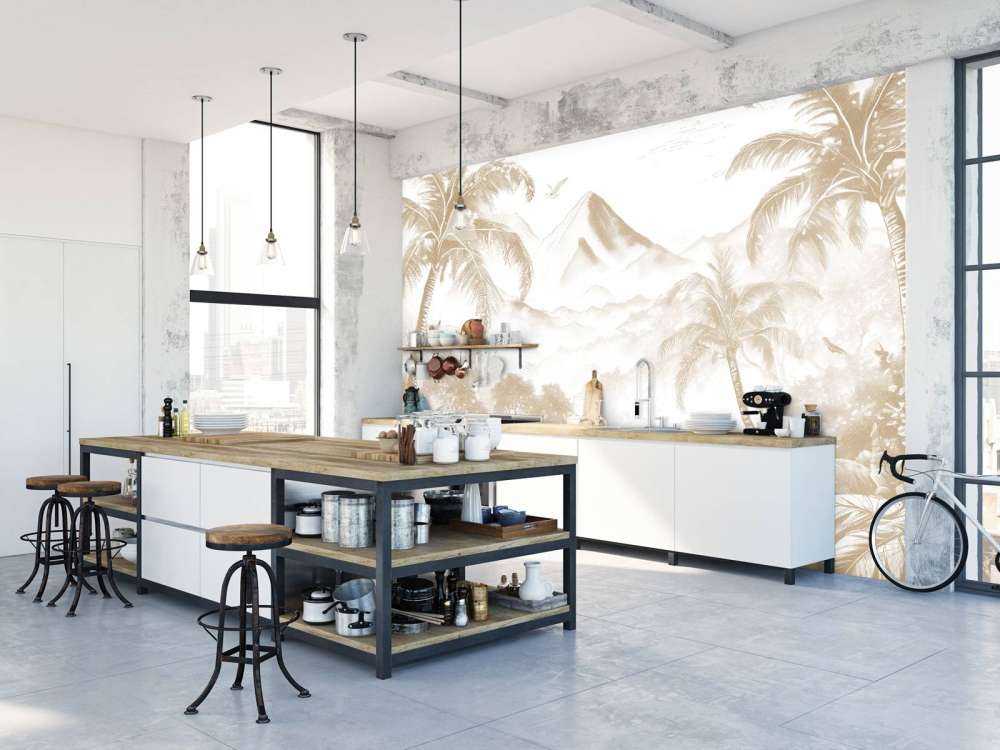 Świt na Wulkanicznej Wyspie, taupe