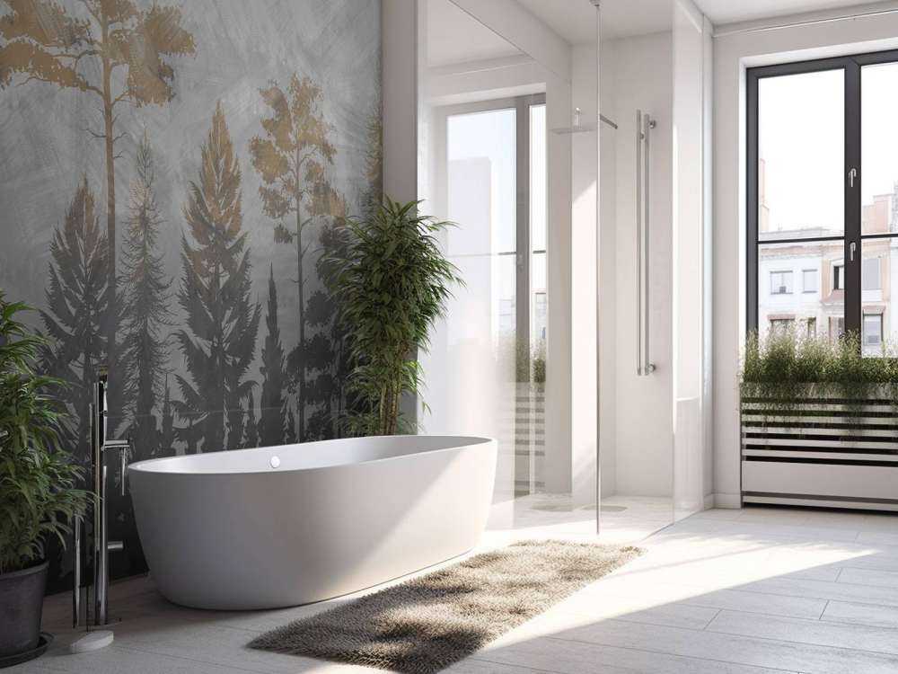 Abstrakcyjny Szept Lasu