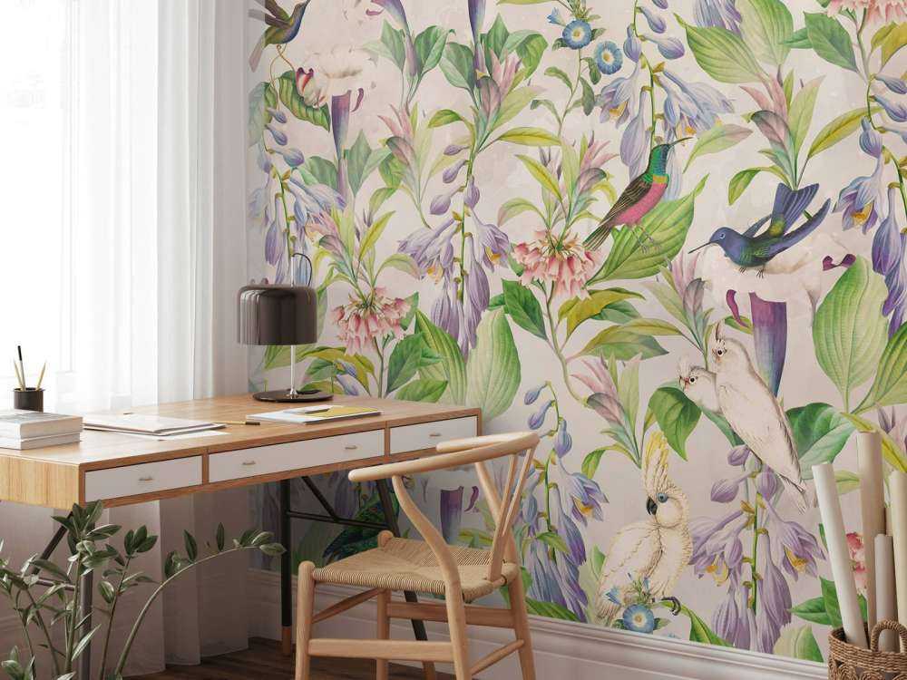 Eteryczny Śpiew Ptaków Kwiaty - Pastelowy Raj