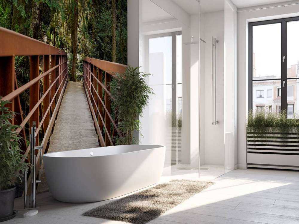 Rusty Bridge w lesie