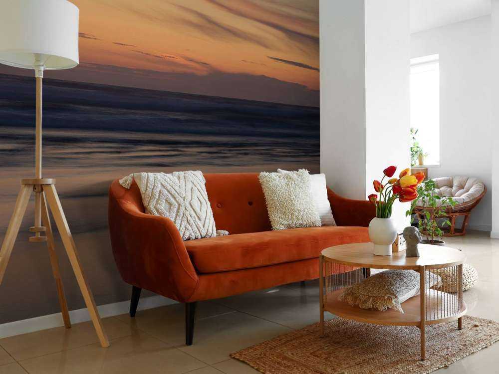 Zachód słońca na wybrzeżu