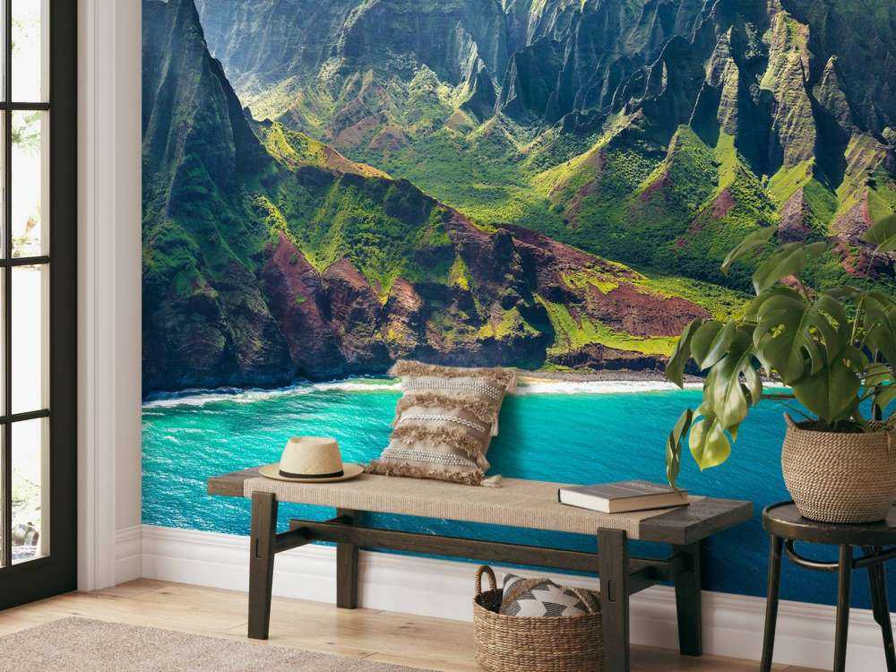 Góry wzdłuż wybrzeża