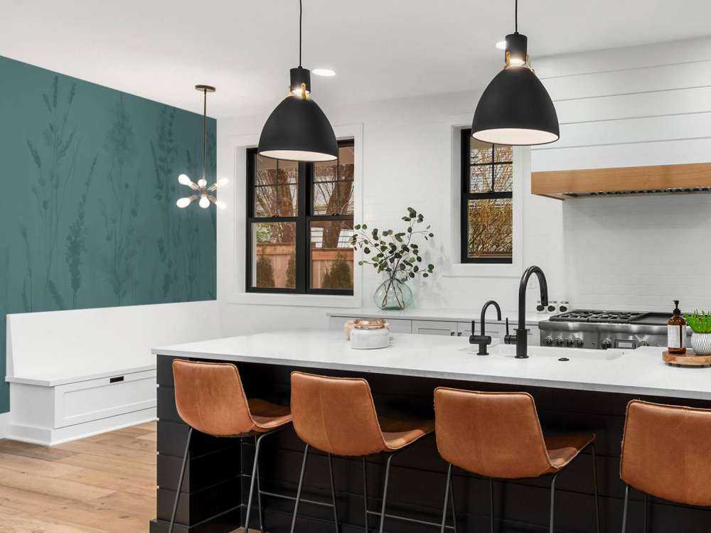 Lawendowa Polana Bezszwowy Głęboki Turkus