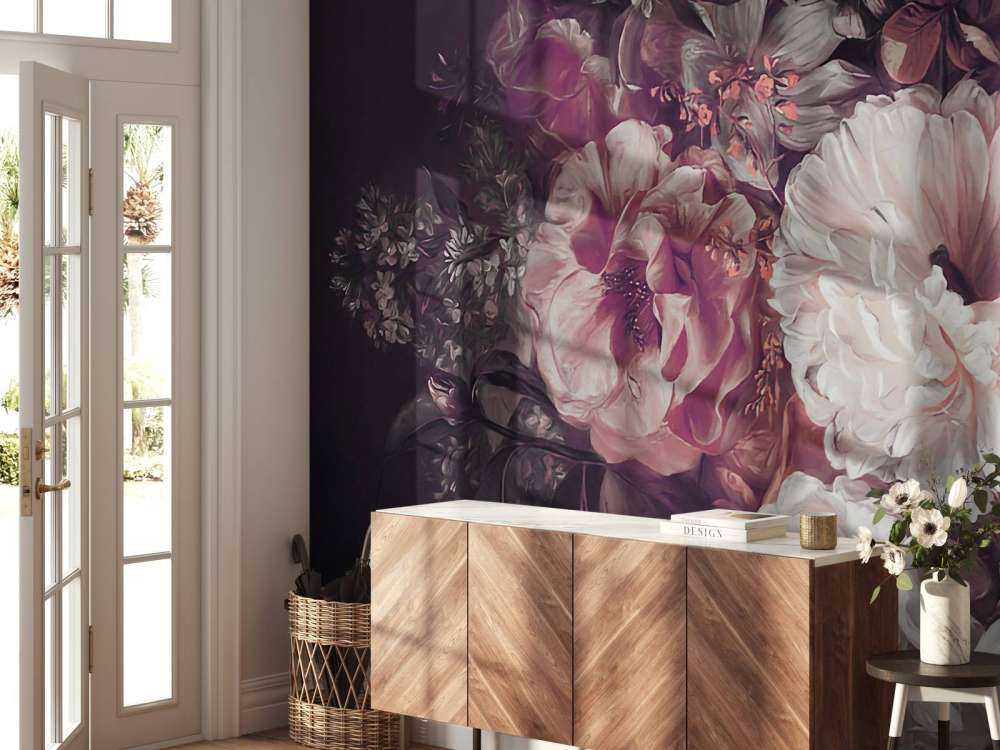 Bukiet z lilakami czerwonymi