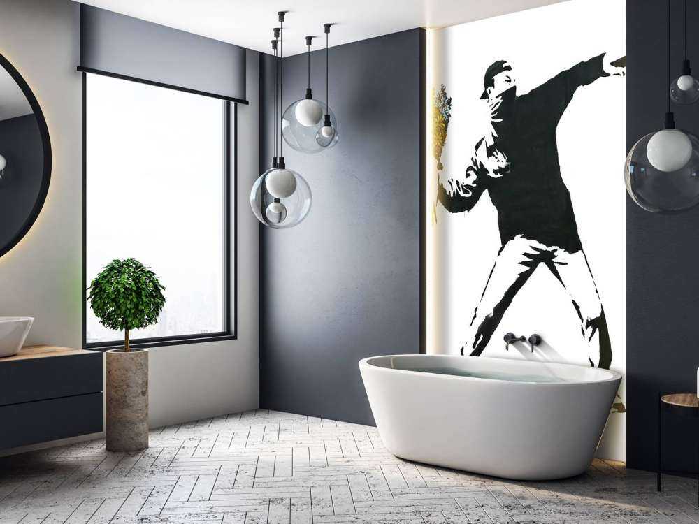 Banksy - Flower thrower