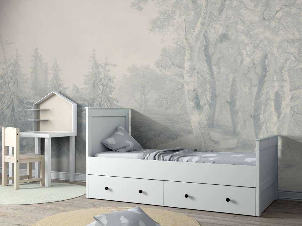 Krajobraz leśny niebieski #1