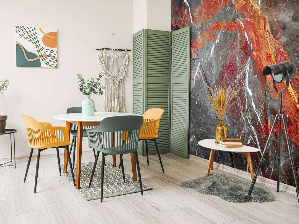 Marmur z czerwonymi żyłkami